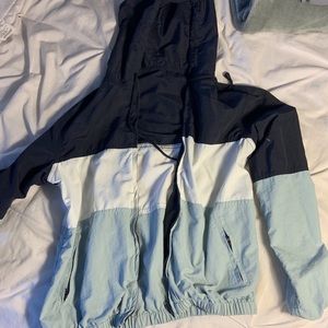 striped nike windbreaker